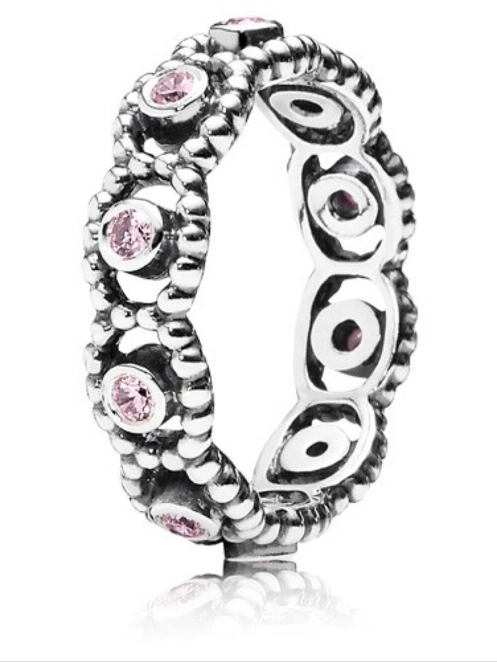 Pandora Her Majesty Ring with Pink Zirconia